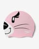 Speedo Learn To Swim Printed Character Swimming Cap Light Pink White Black Kids