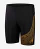 Speedo Medley Logo Jammer Badehose schwarz/orange