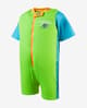 Speedo Learn To Swim Character Printed Floatsuit Light Green Blue Yellow Kids