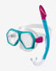 Lunettes de natation Speedo Leisure bleu rose avec verres transparents enfant