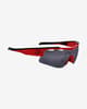 Gafas Spiuk Arqus rojo negro con lente espejada negro