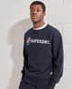 Sudadera Superdry Applique Crew azul marino