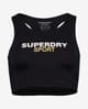 Sujetador Superdry Core Active negro amarillo