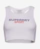 Sujetador Superdry Core Active lila blanco
