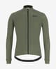 Santini Gravel Long Sleeve Jersey Dark Grey Greenish - Slim Cut