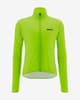 Santini Nebula Light Windbreaker Jacket Fluorescent Green - Classic Cut