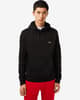 Sweatshirt com capucho Lacoste Cotton Eco preto