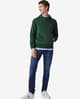 Sweatshirt com capucho Lacoste Cotton Eco verde