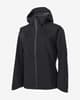 Jacket with hood Ternua Hardshell Rain Valdur black woman