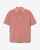 Polo Timberland Merrymack River Garment Dye manga corta rojo rosáceo