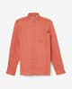 Camisa Timberland Mill Brook Linen Chest Pocket manga larga rojo rosáceo
