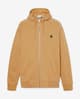 Sudadera con capucha Timberland Exeter River Basic Brushed Back Full Zip amarillo