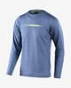 Maillot Troy Lee Designs Skyline Air Channel manche longue bleu clair