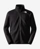 The North Face 100 Glacier Full Zip Fleece Black Graphite