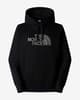 Sweatshirt com capucho The North Face Drew Peak preto cinzento