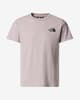 The North Face Simple Dome Short Sleeve T-shirt white lilac Kids