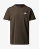 The North Face Simple Dome T-shirt short sleeve brownish green