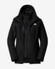 Chaqueta con capucha The North Face Inlux Triclimate negro mujer