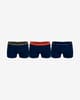 Bóxer Tommy Hilfiger Trunk negro verde naranja (3 unidades)