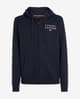 Tommy Hilfiger Original Full Zip Hoodie Navy Blue White