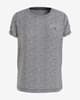 Camiseta Tommy Hilfiger Original Logo manga corta gris blanco mujer