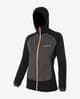 Trangoworld Polset Hooded Jacket Grey Black Women