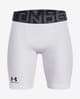 Malla corta Under Armour HeatGear blanco negro niño