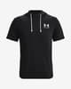 Felpa con cappuccio Under Armour Rival Terry Logo manica corta nero bianco