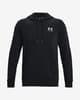 Felpa con cappuccio Under Armour Icon Fleece nero