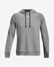 Sudadera con capucha Under Armour Rival Fleece gris claro blanco