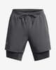 Pantalón corto Under Armour Launch 5" 2-in-1 gris humo