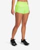 Pantalón corto Under Armour Launch Pro 3in verde fluorescente mujer