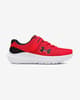 Under Armour Pre-School Surge 4 AC Kinder Sneaker rot