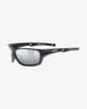 Óculos Uvex Sportstyle 232 Polavision preto mate com lentes polarizadas prateado