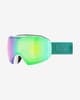 Uvex Epic ATTRACT Skibrille weiß/grün mit grünem verspiegeltem Glas