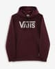 Sudadera con capucha Vans Classic PO-B granate blanco