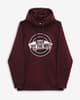 Sudadera con capucha Vans Off The Wall OG 66 granate blanco