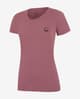 Camiseta Wild Country Stamina manga corta rosa granate mujer