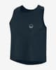 Camiseta Wild Country Session 3 sin mangas azul oscuro mujer