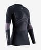 Camisola X-Bionic ML Energy Accumulator 4.0 manga comprida preto lilás mulher