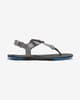 Sandalias Xero Shoes H-Trail gris oscuro azul luminoso