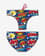 Bañador de waterpolo Turbo Boom azul