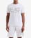 EA7 Train Logo Series Oversize T-Shirt weiß/silber