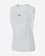 Camiseta interior Gore Wear Windstopper Base Layer sin mangas gris blanco mujer