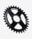 Plato de MTB Rotor Hawk y Raptor QRings negro