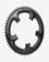 Plateau 52D Shimano 6700 Ultegra (Type B, gris) Double de 10V.