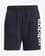 Pantalón corto adidas AEROREADY Essentials Single Jersey Linear Logo azul marino blanco