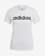 Camiseta adidas Essentials Slim Logo manga corta blanco negro mujer