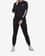 adidas Essentials Logo French Terry Tracksuit Black White Women
