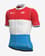 Maillot Groupama-FDJ 2022 Luxembourg Champion PR-System manga corta rojo blanco azul